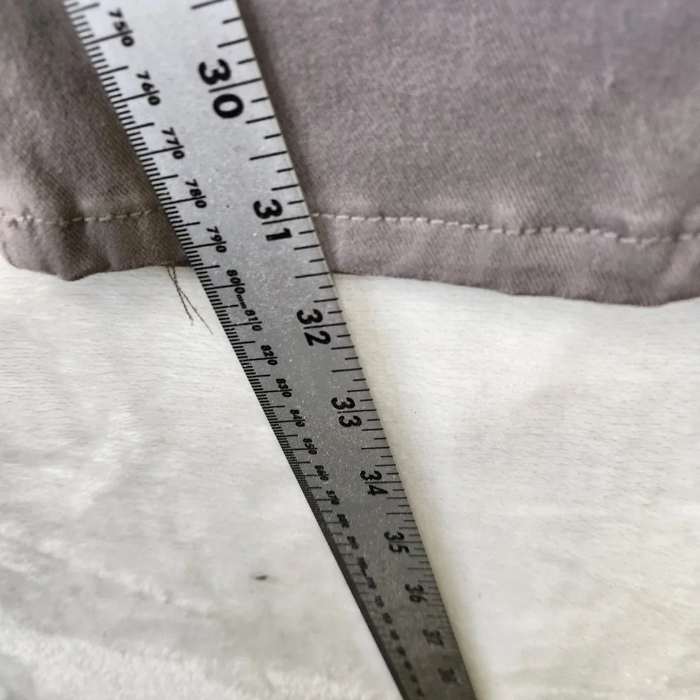 Lucky Brand Mens Slim Fit Pants Gray Taupe‎ 5-Pocket Twill Trousers W29 L32